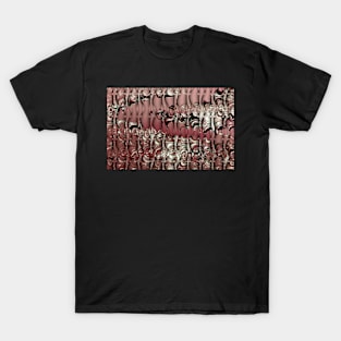 Red Ooze Abstract T-Shirt